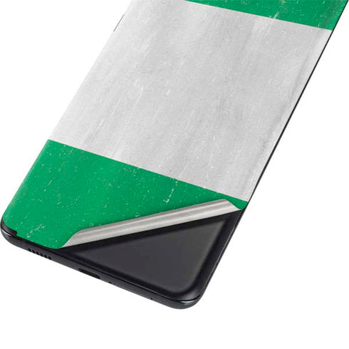 Nigeria Flag Distressed Galaxy S21 Plus 5G Skin